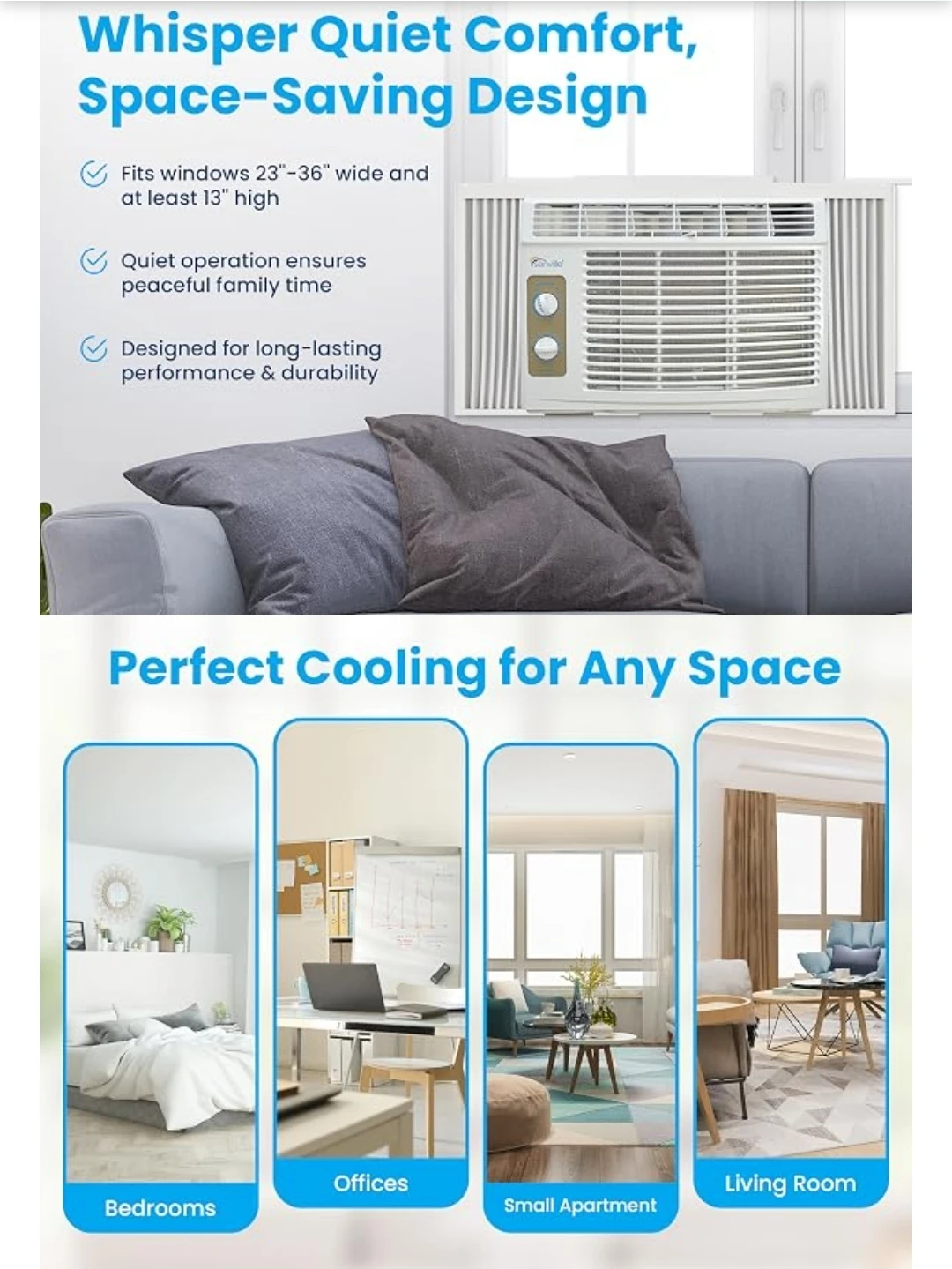 Senville Window Air Conditioner 5000 BTU - photo 5