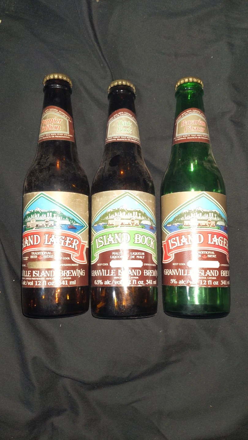 Collectible beer bottles