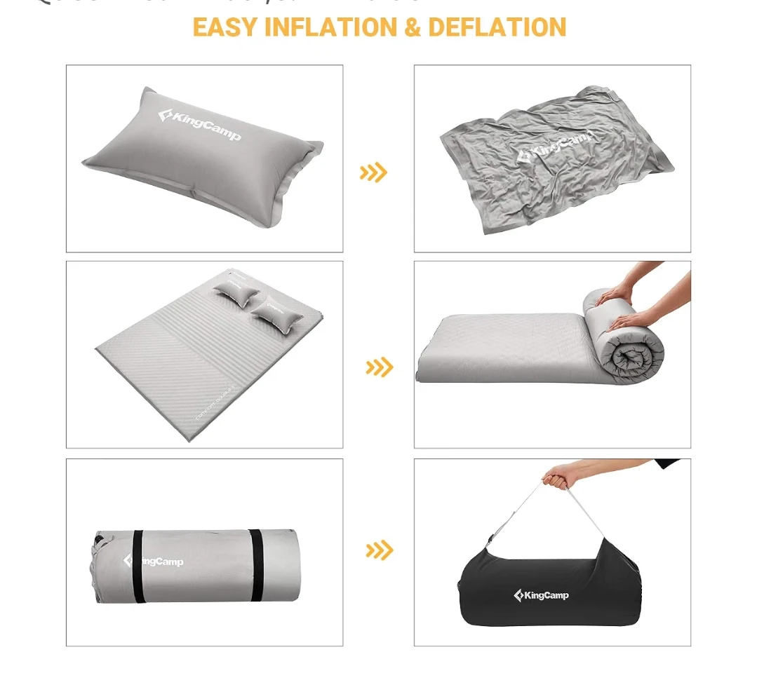 Brand New KingCamp Self-Inflating Double Sleeping Pad - photo 2