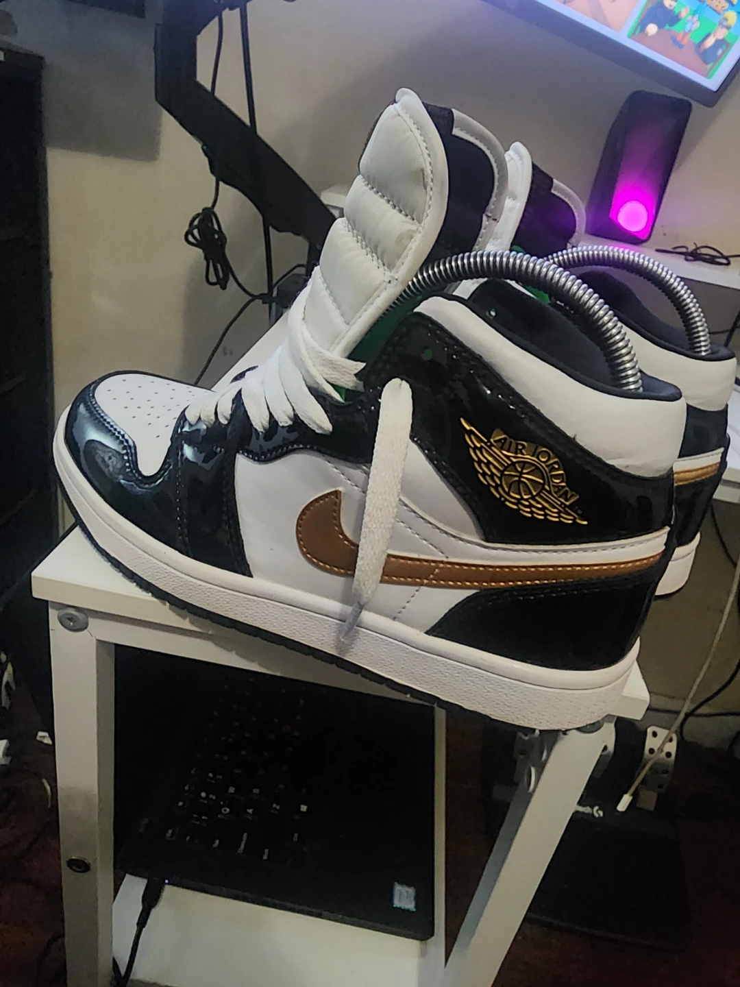 Nike Air Jordan 1 High Top Sneakers - photo 2