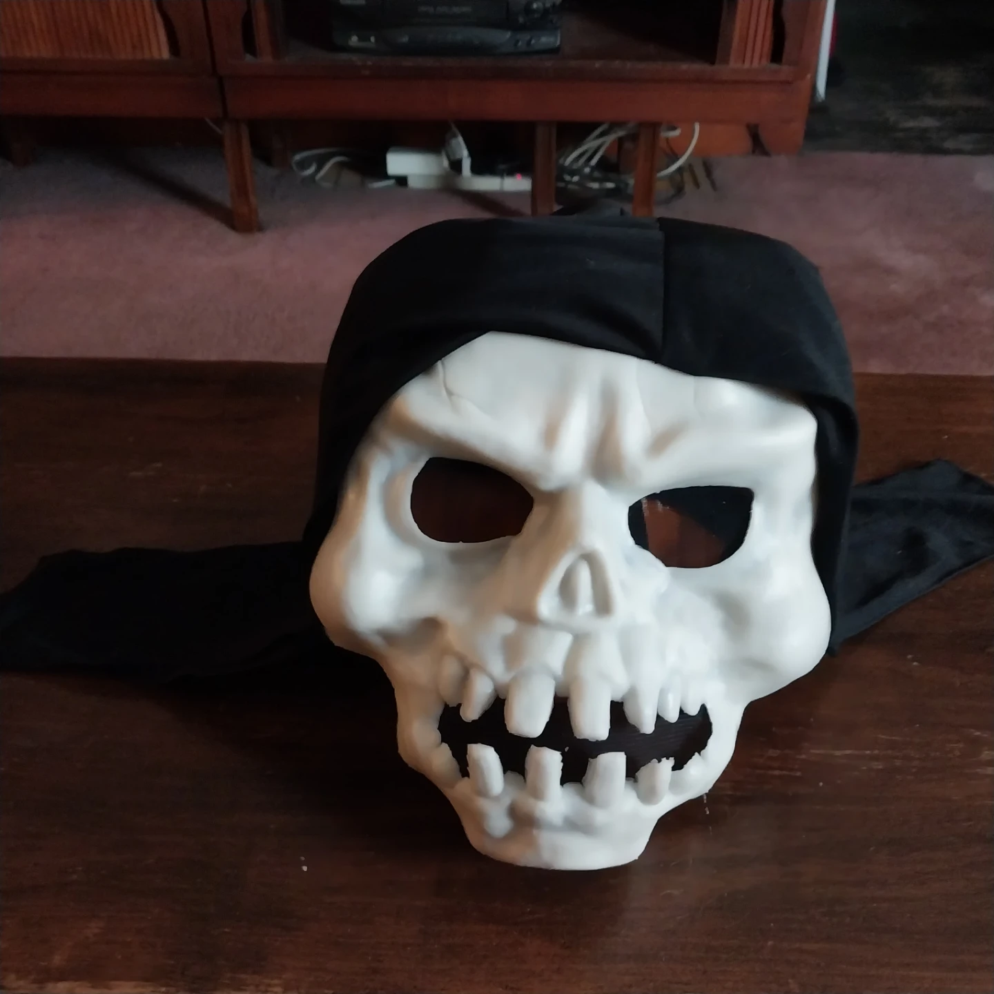 Grim Reaper Skeleton Halloween Mask