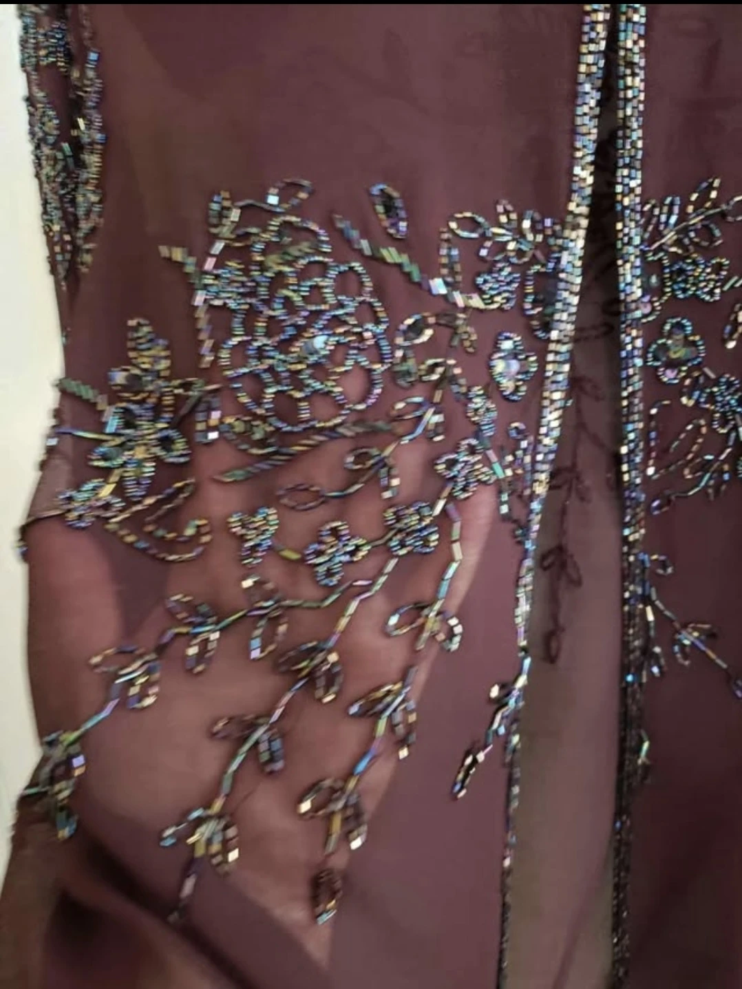 new Beaded sheer jacket plus size 16 from additional elle