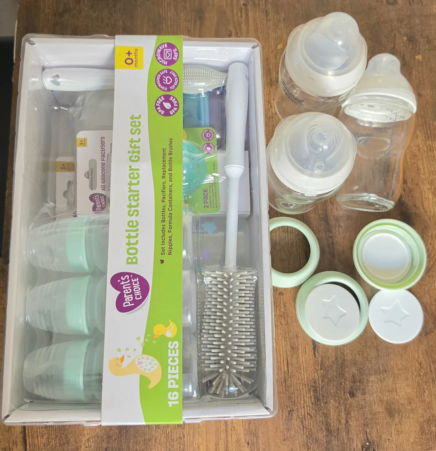 Parent's Choice 16-Piece Bottle Starter Gift Set