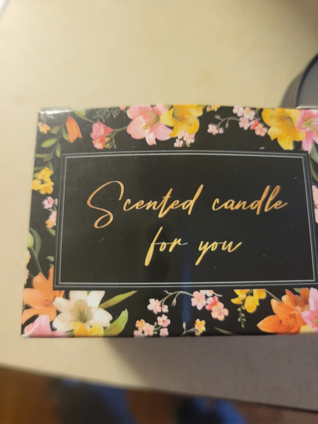 Scented Candle in Black Tin - photo 4