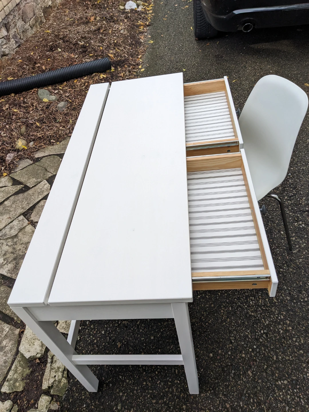Ikea HEMNES Desk in Solid Pine with Chair Set - photo 5