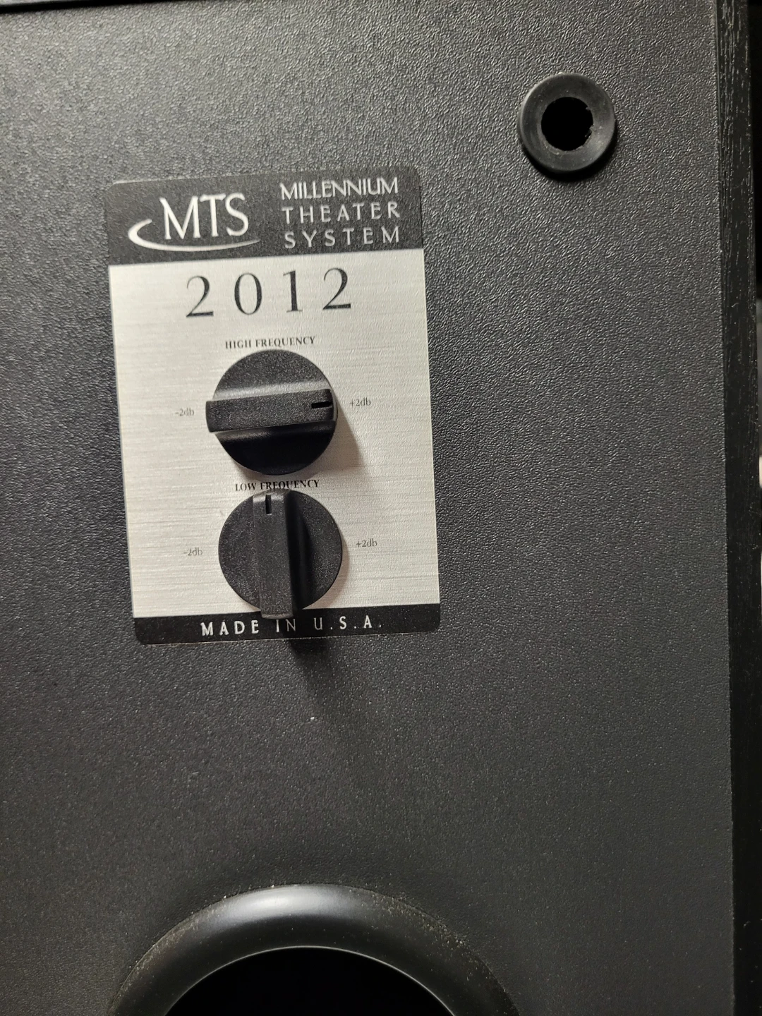 MTS Millennium Theater System 2012 Speakers