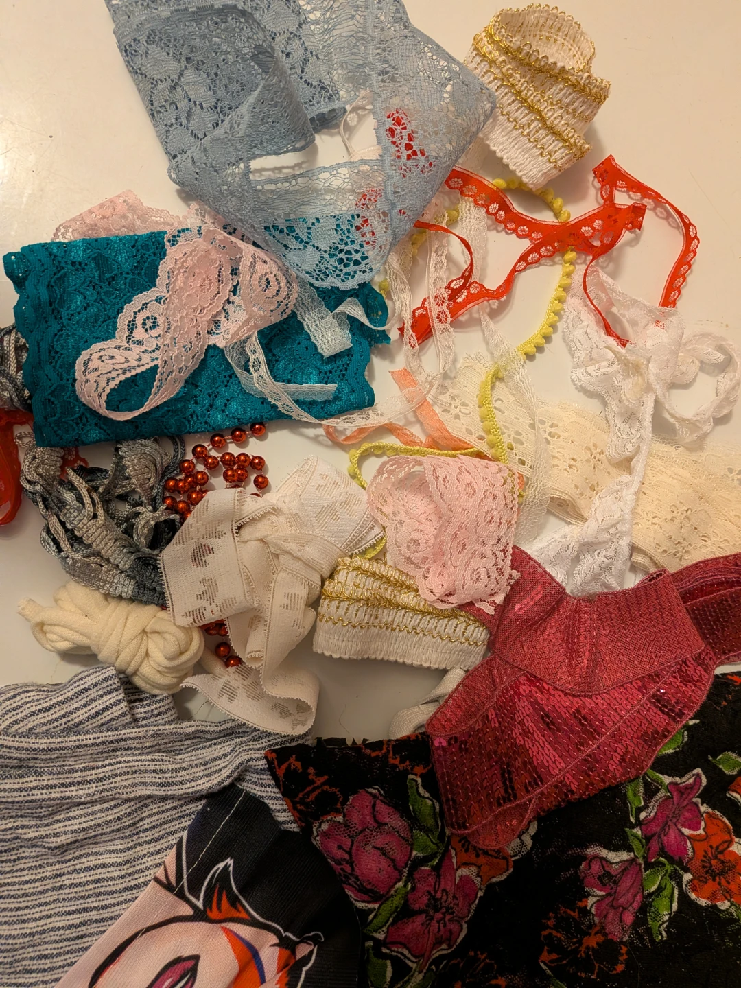 Assorted Sewing Lace and Ribbon Trims Bundle - photo 2