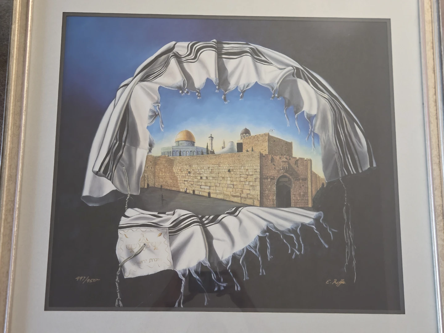 E. Roffe Signed Jerusalem Art Print 497/950 - photo 3