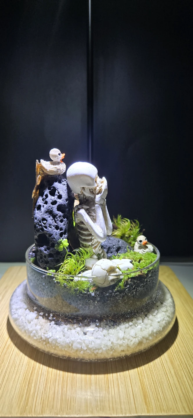 Skeleton terrarium decor - Halloween 🎃 gifts - photo 3