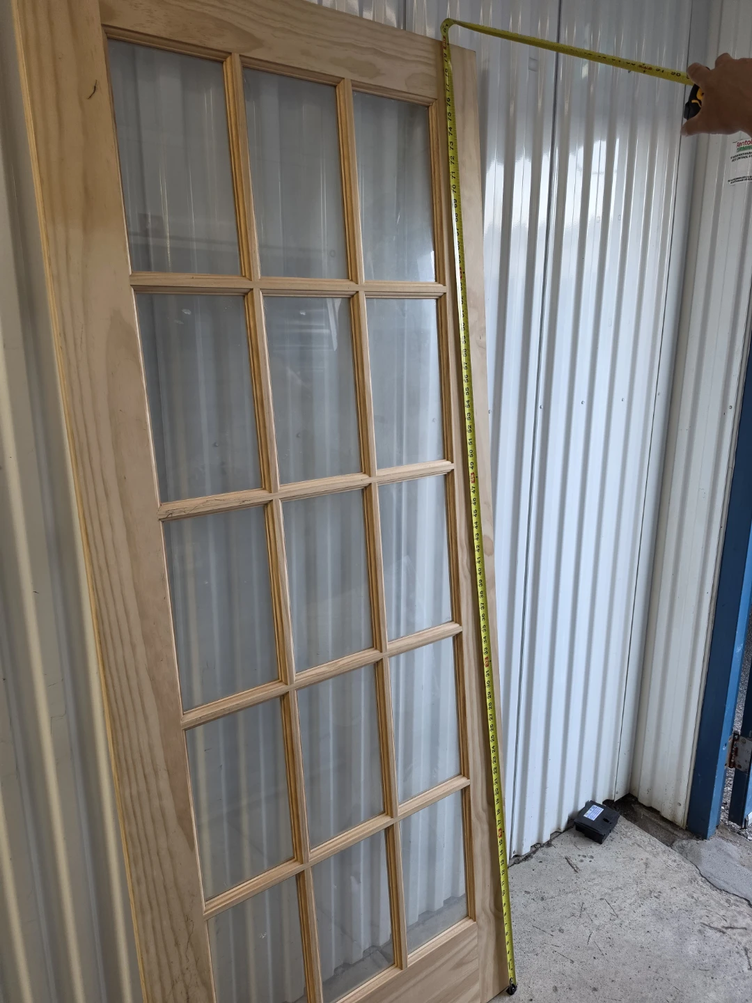 Natural Wood 9-Lite French Door (new) - photo 3