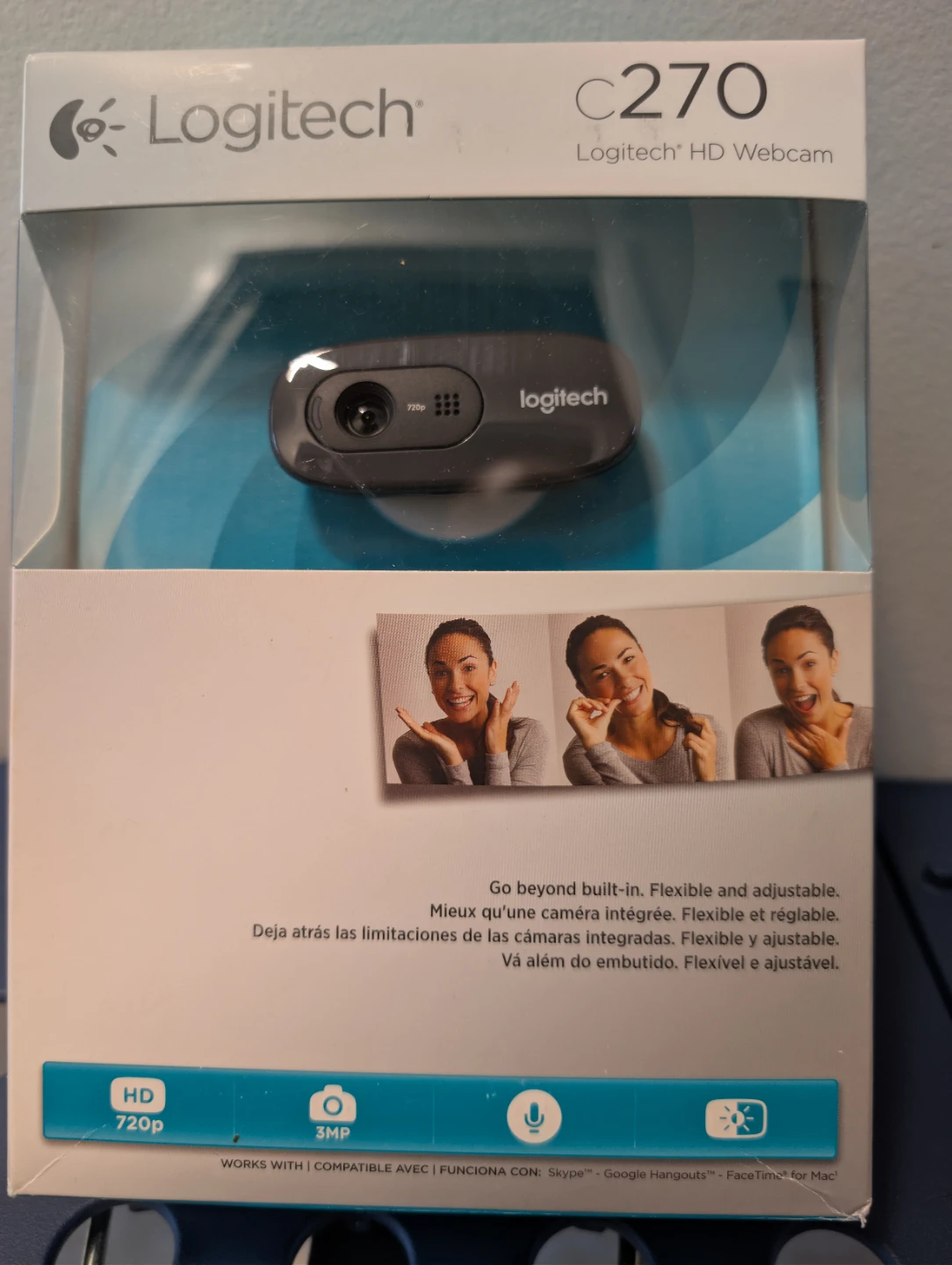 720p @ 30fps - Logitech C270 HD Webcam