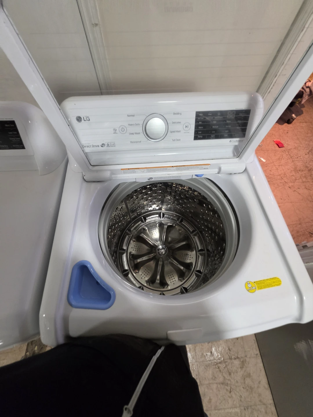 LG Top Load Washer and Dryer Set - photo 4