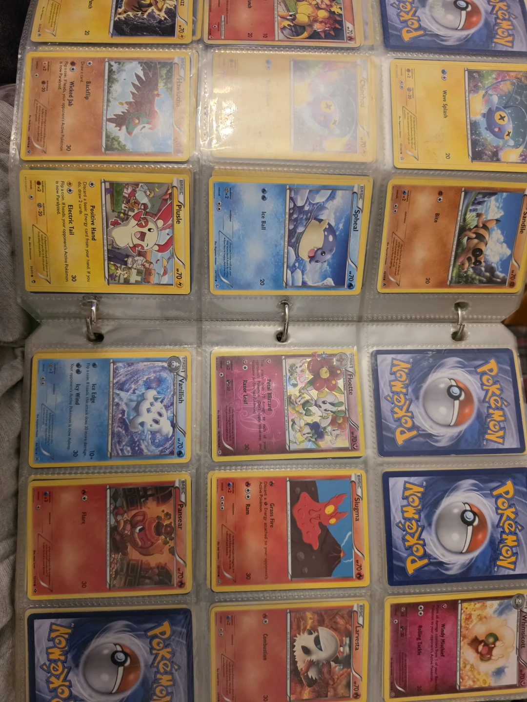 Pokémon Trading Card Collection in Binder