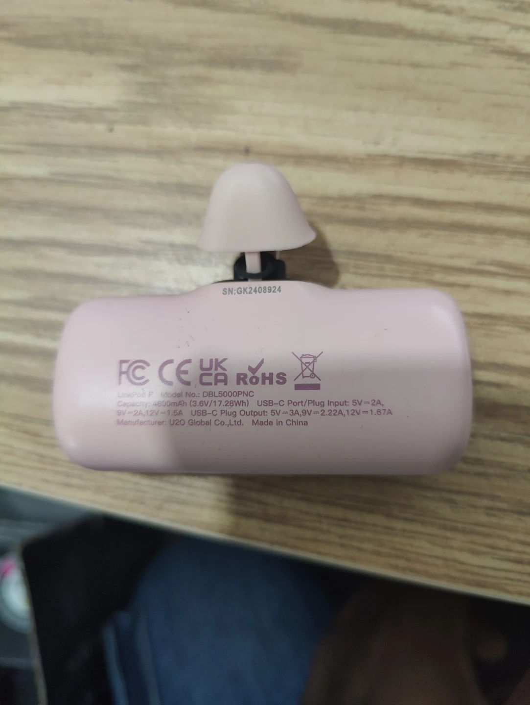 iWalk LinkPod Portable Charger - Pink - photo 3