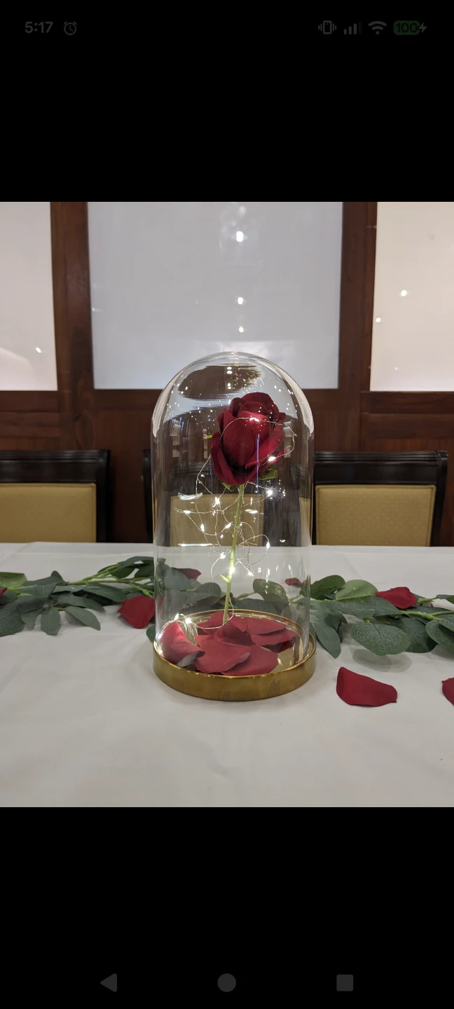 Artificial Boxwood Backdrop and Large Roses and centerpieces - photo 3