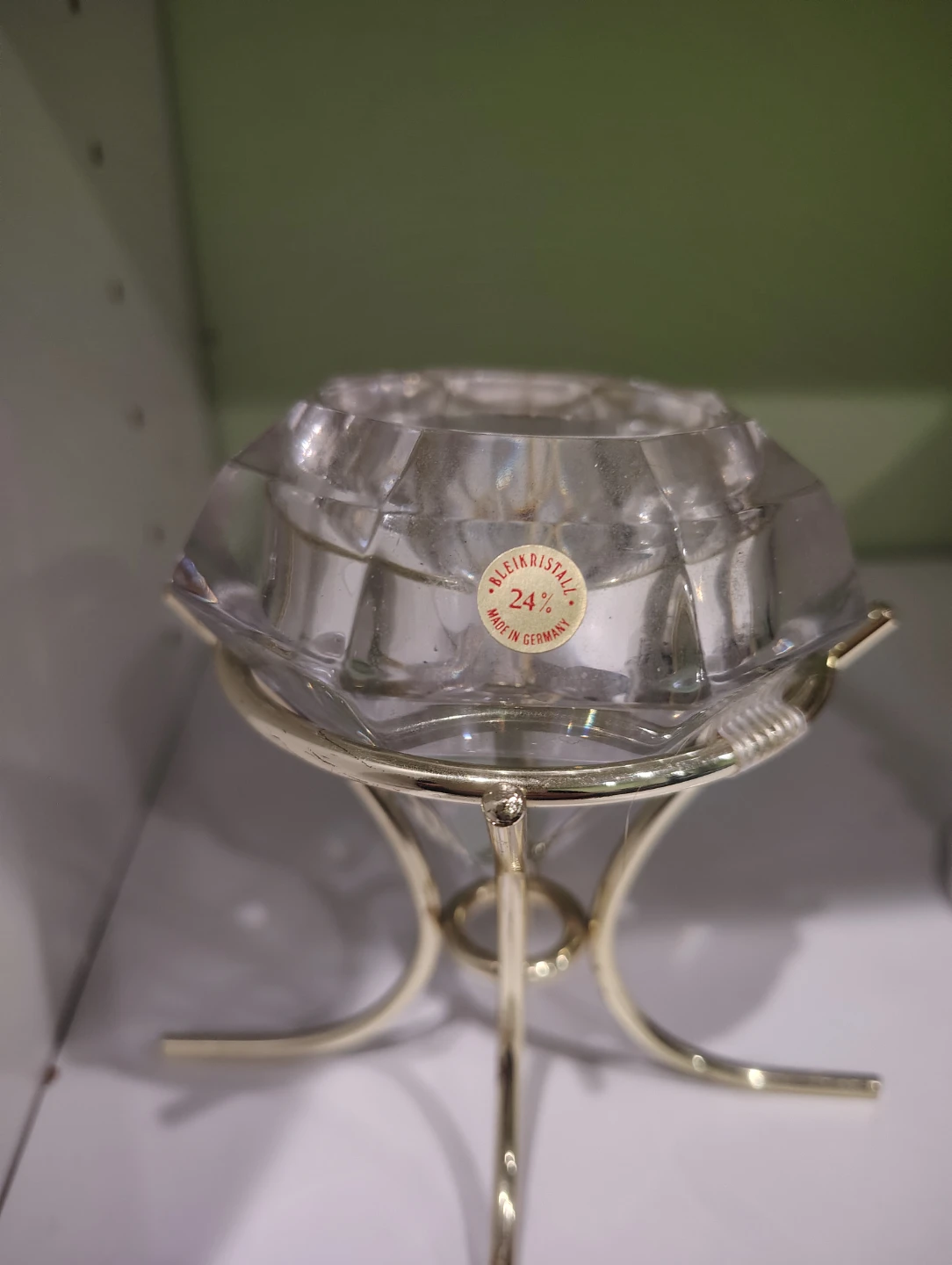 Bleikristall 24% Lead Crystal Candle Holder