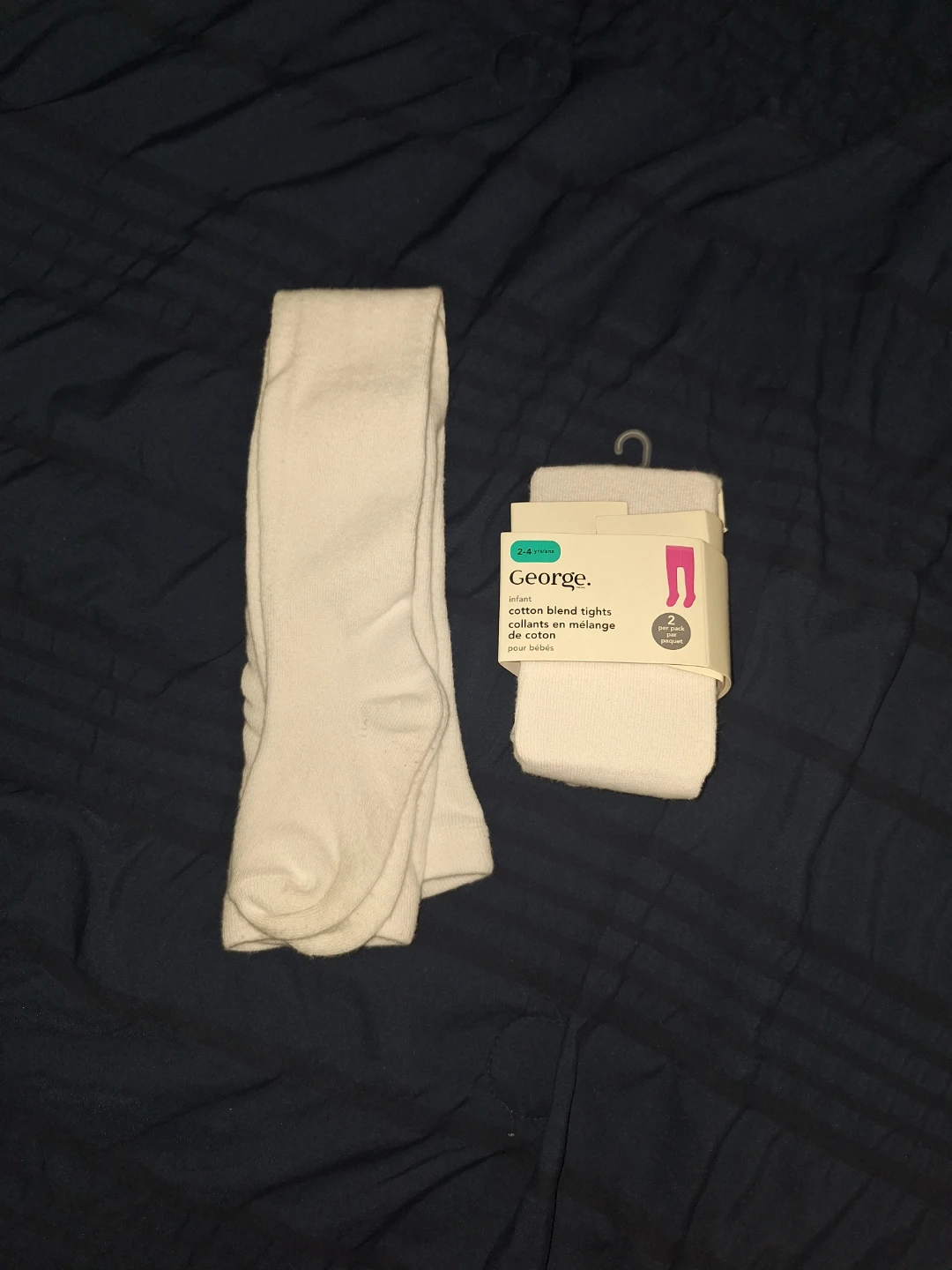 George Infant Cotton Blend Tights (2-Pack)