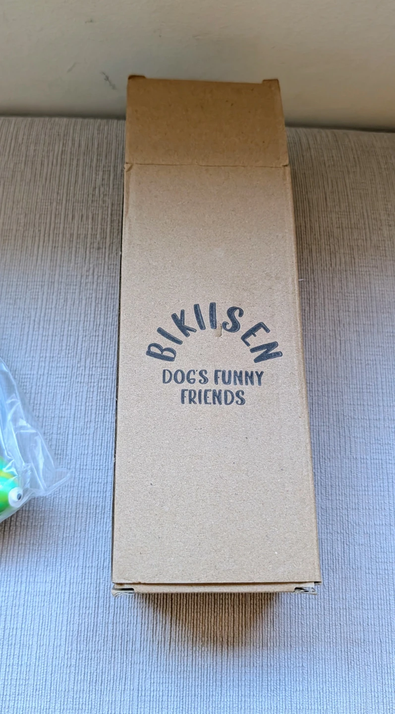 Brand New in Box BIKIISEN Dog Chew Toy - Green Fish - photo 2
