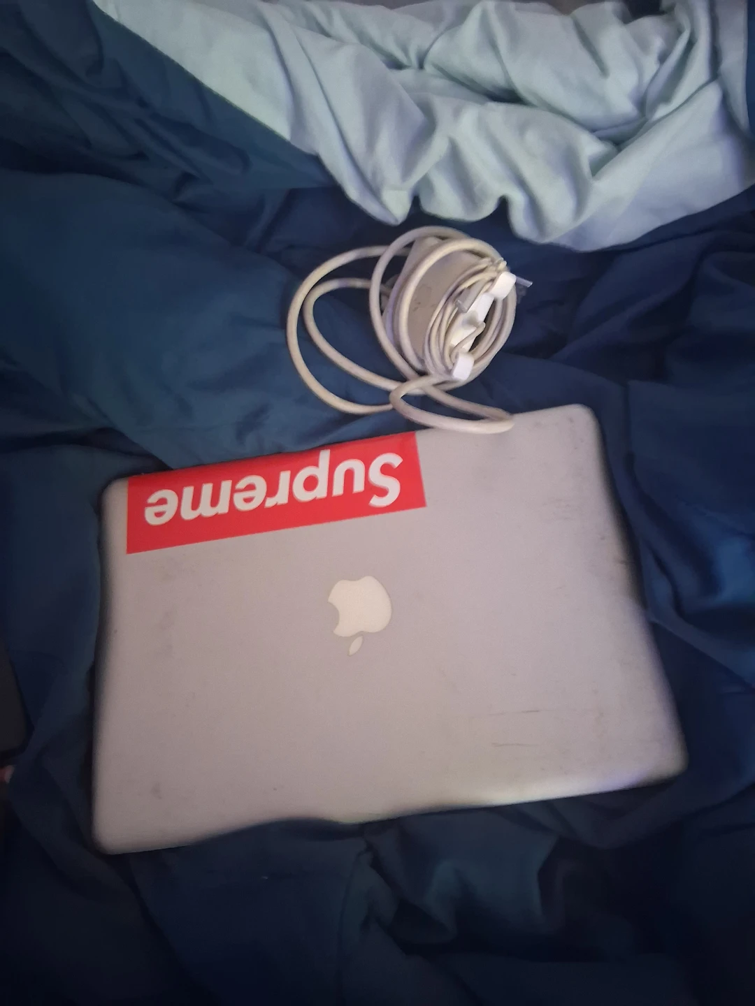 Apple MacBook with Supreme Sticker - photo 2