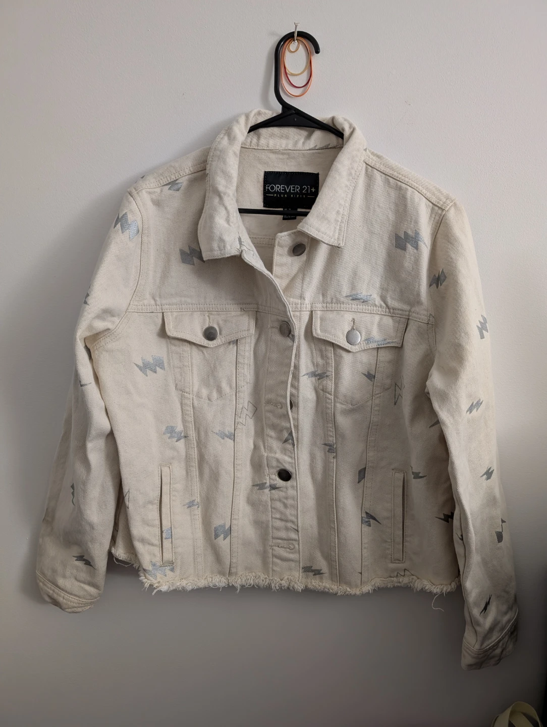 Forever 21+ Girls Girls Girls Denim Jacket Size 1X