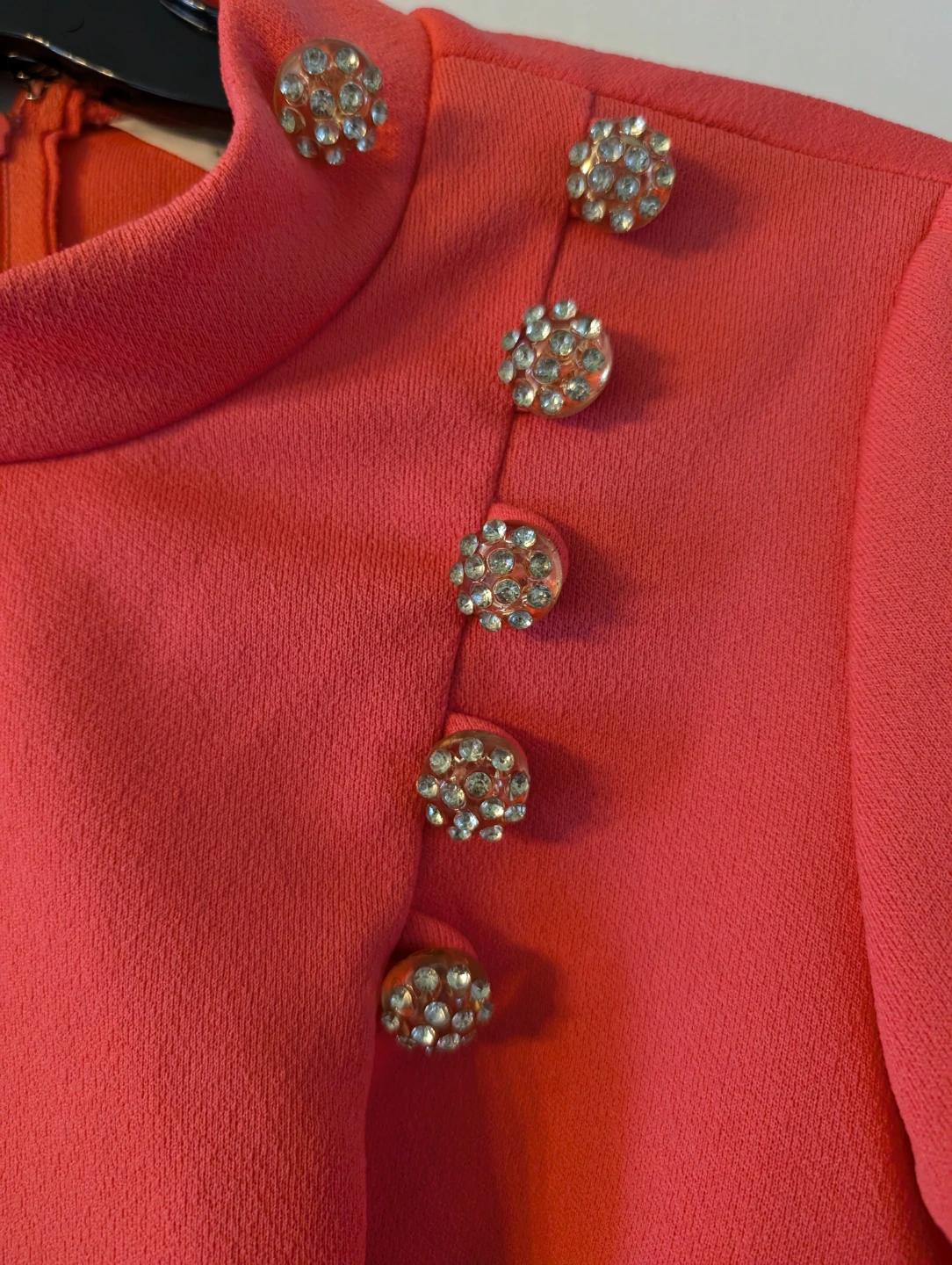 Vintage Montgomery Ward Pink Rhinestone Dress - photo 2