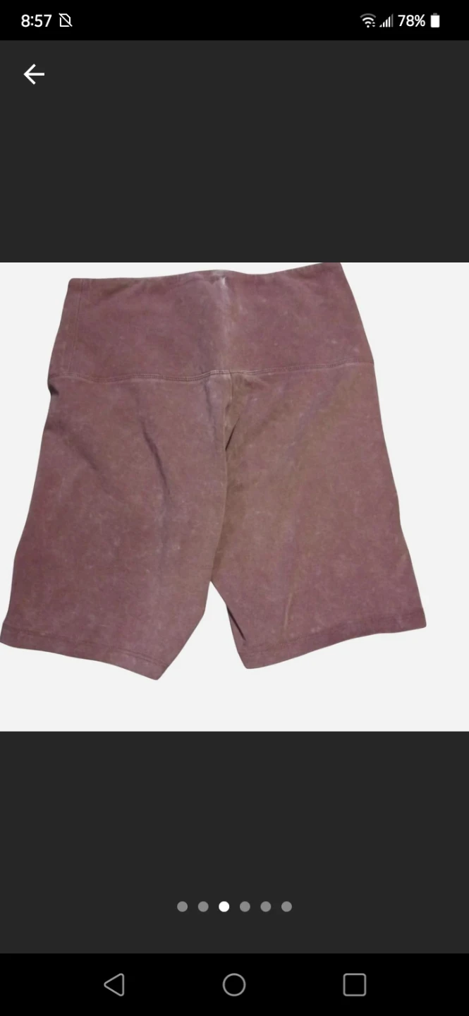 Victoria's Secret PINK Bike Yoga Shorts Purple Mauve Size XS - photo 3