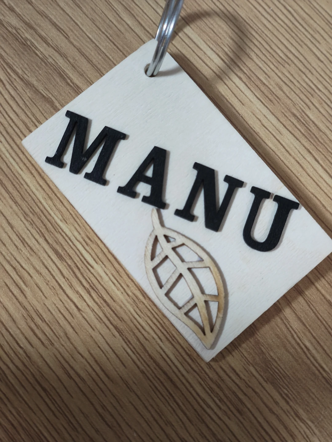 Customised Wooden Keyring - photo 3