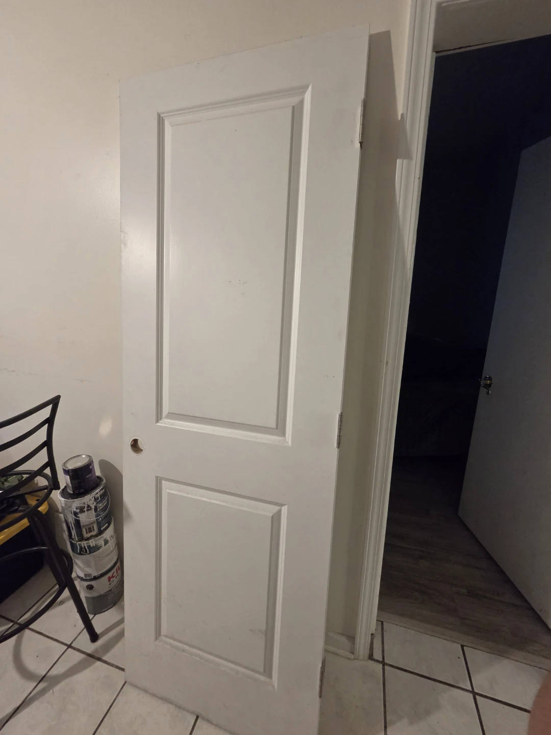 White 2-Panel Interior Door