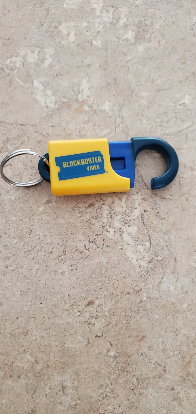 Vintage Blockbuster Video Keyring - photo 3