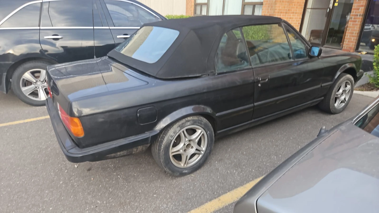 Black BMW 325 I Series Convertible