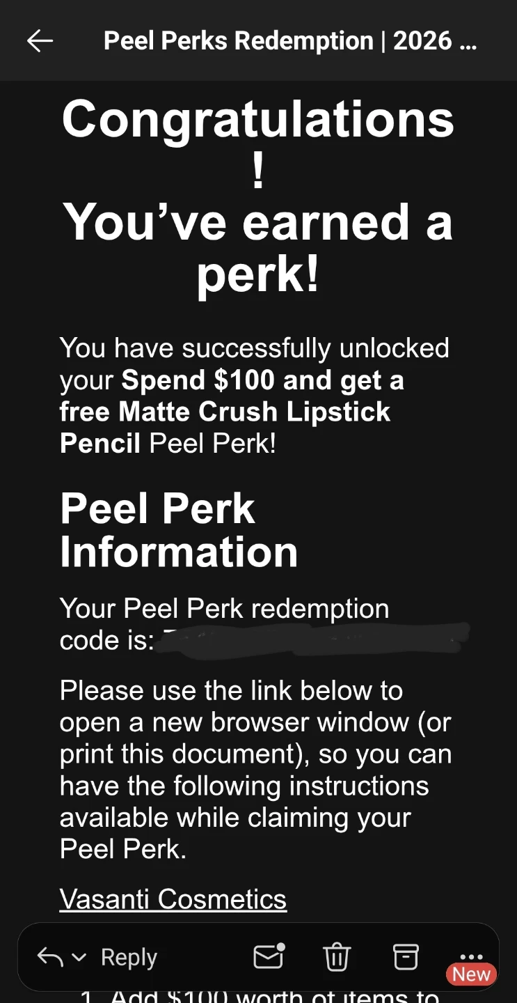 Vasanti Cosmetics Matte Crush Lipstick Pencil Voucher