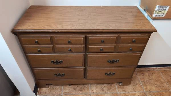 Wooden 6-Drawer Dresser