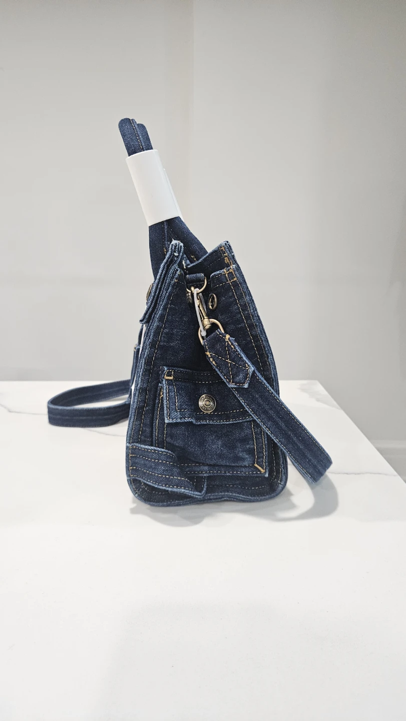 GAP (5) Five Pocket Denim Small Bag Dark Wash By Reed Krakoff - photo 3