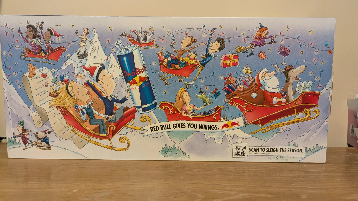 Red Bull Advent Calendar Brand New
