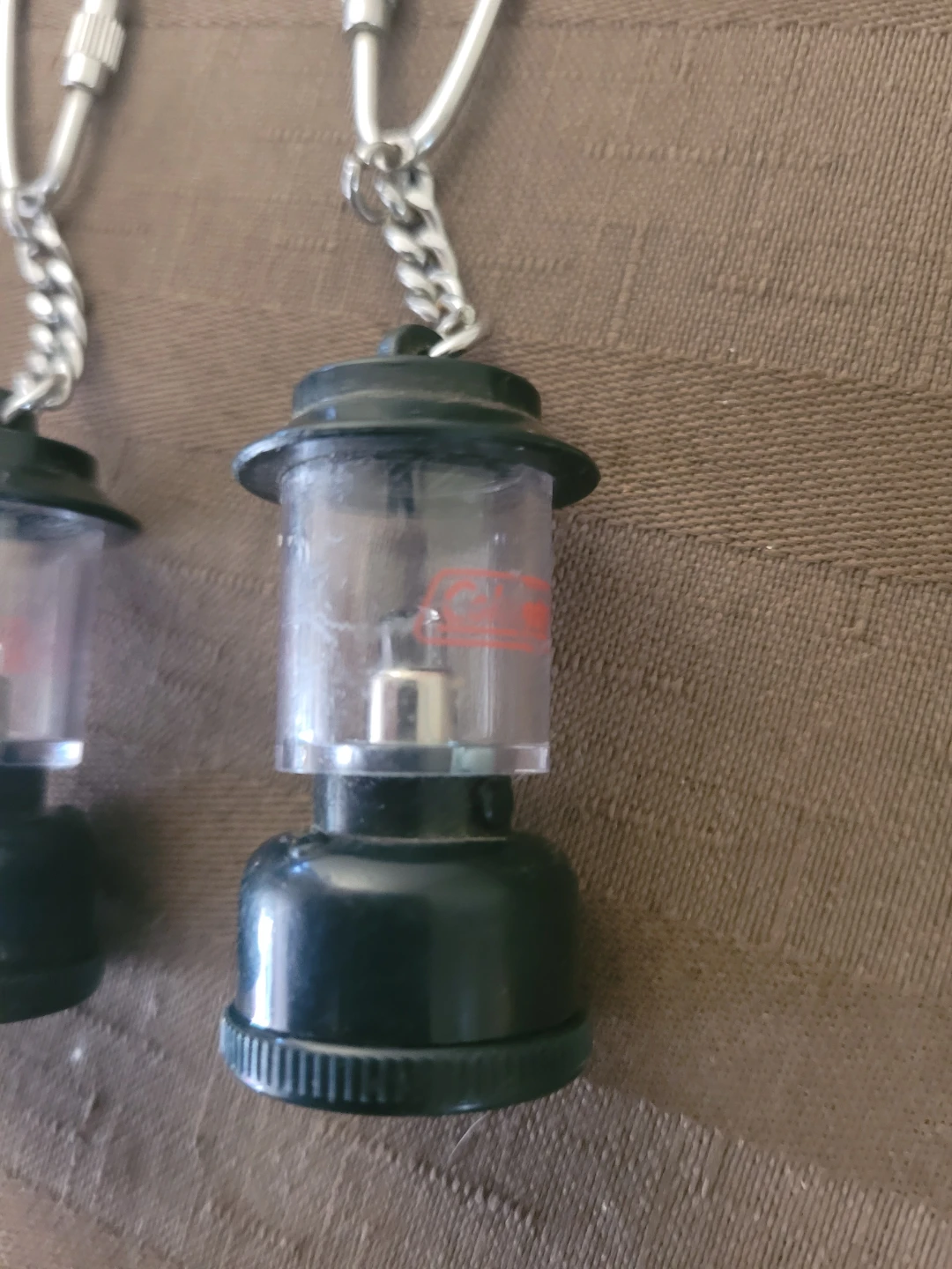 Two Coleman Mini Lantern Keychains - photo 2