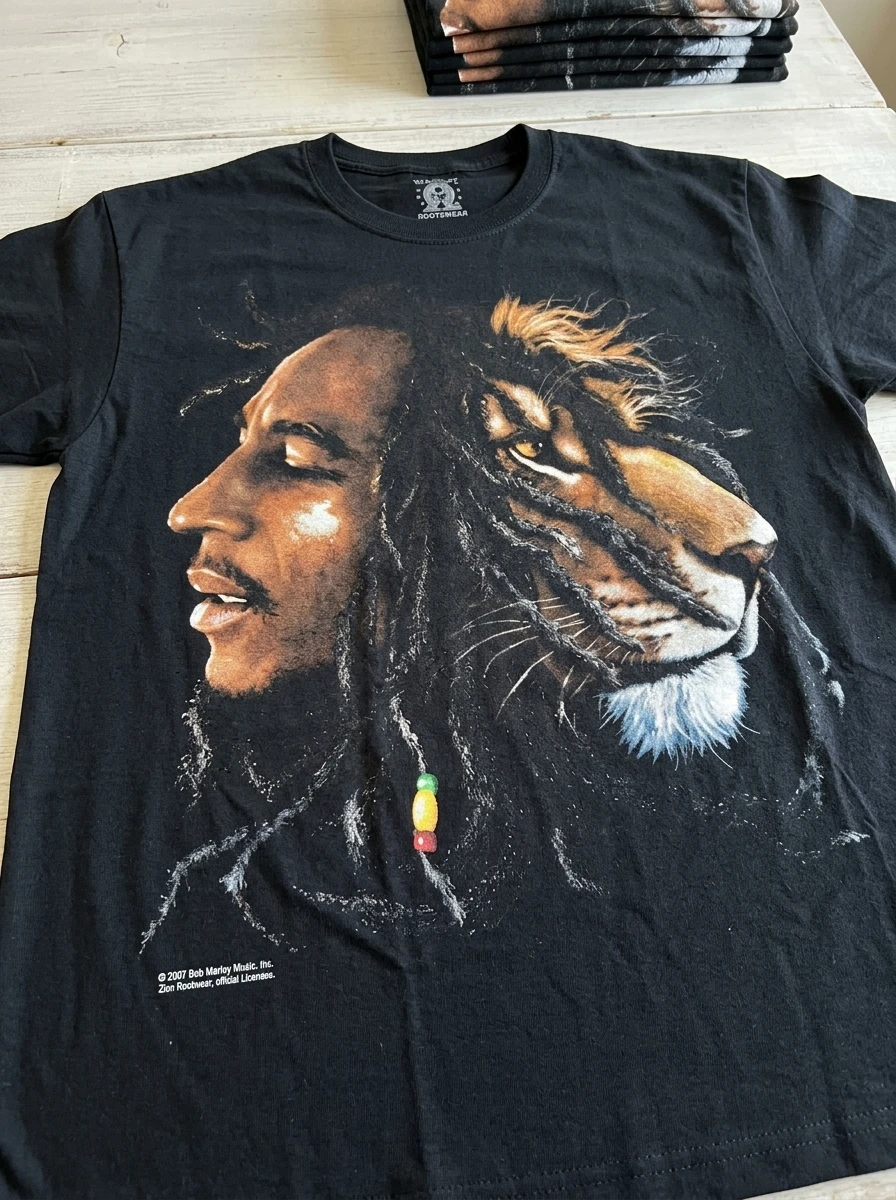 Vintage 2007 Bob Marley Zion Rootswear T-Shirt - photo 5