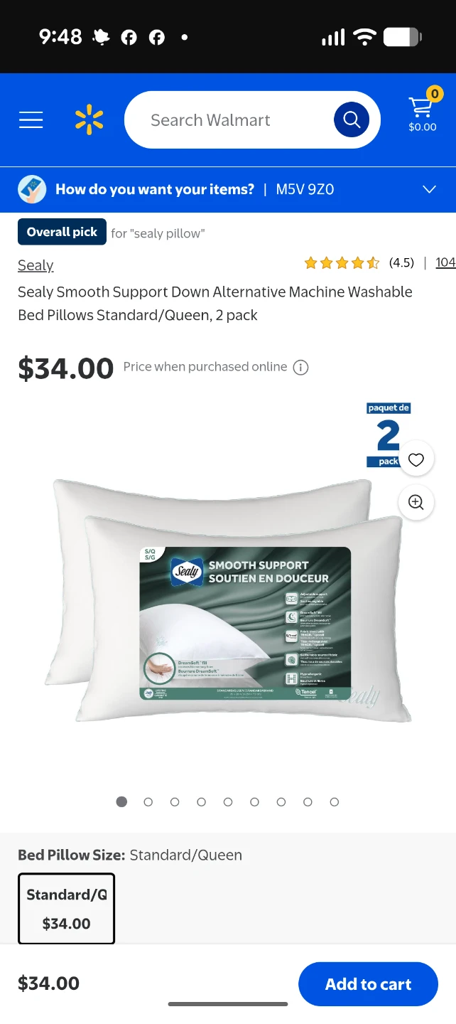 Two Sealy Posturepedic Pillows with Cades - photo 5
