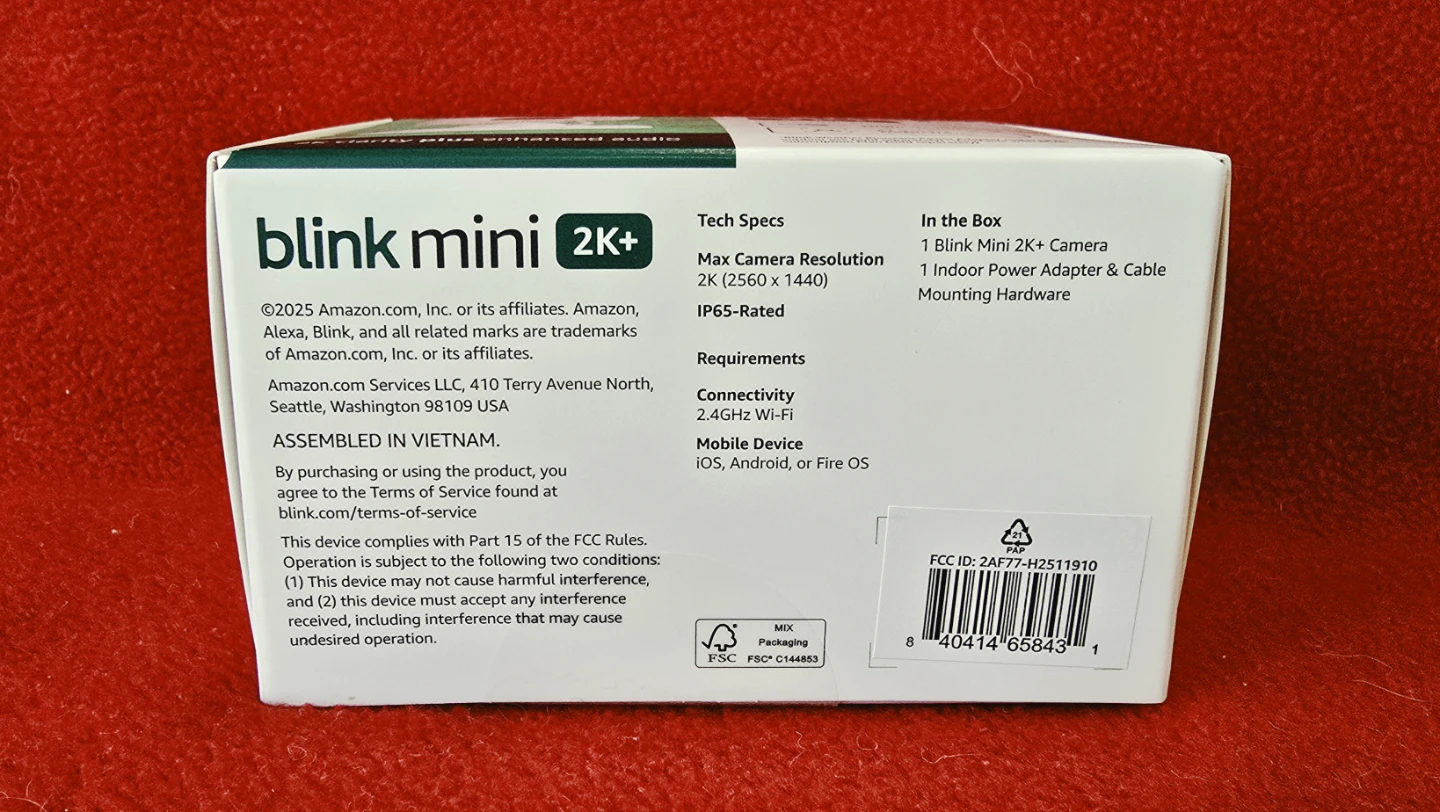 Blink Mini 2K+ Indoor/Outdoor Security Camera - NEW! - photo 5