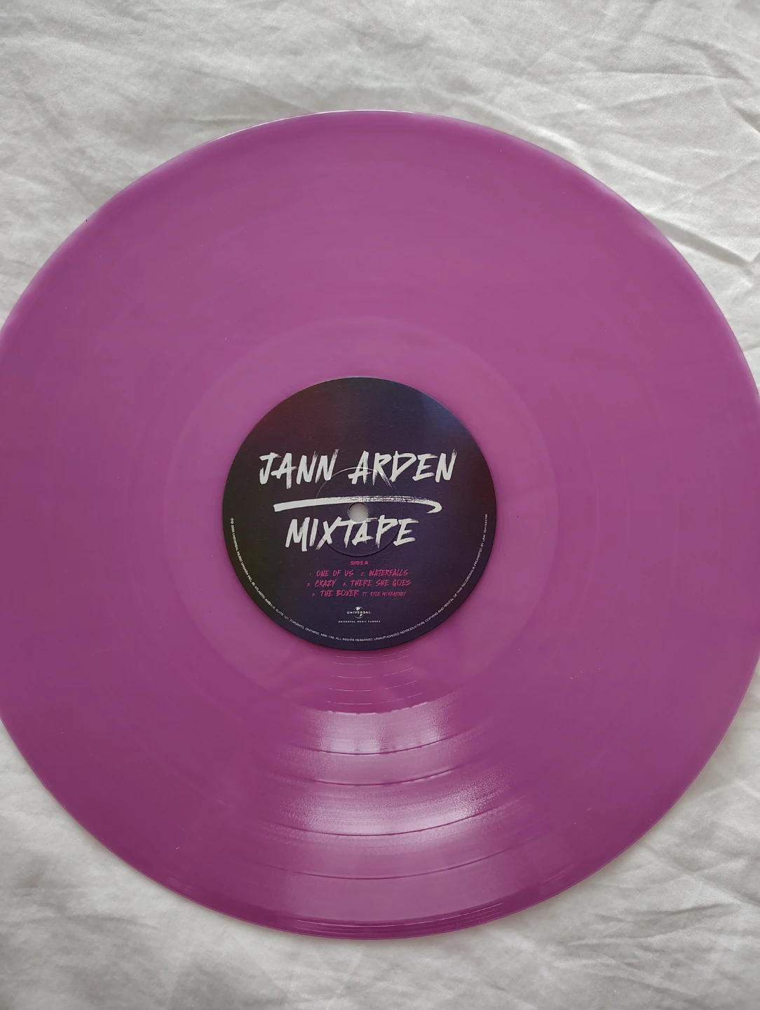 Jann Arden – Mixtape Vinyl Record – Signed - photo 3