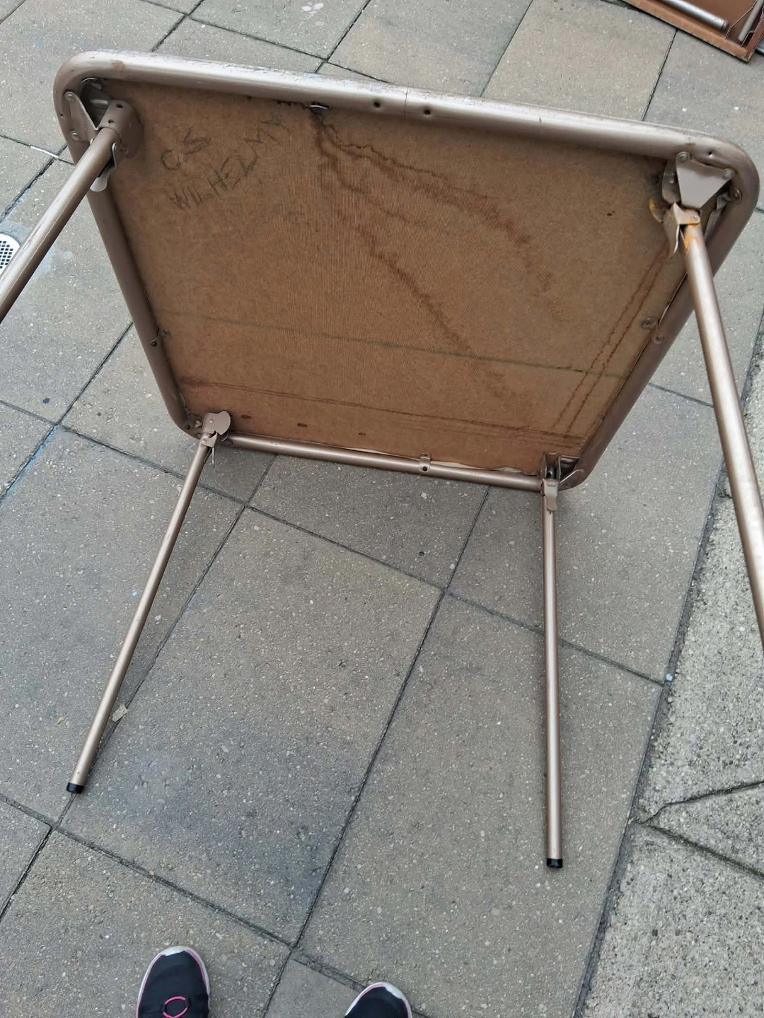 Square Folding Card Table - photo 3
