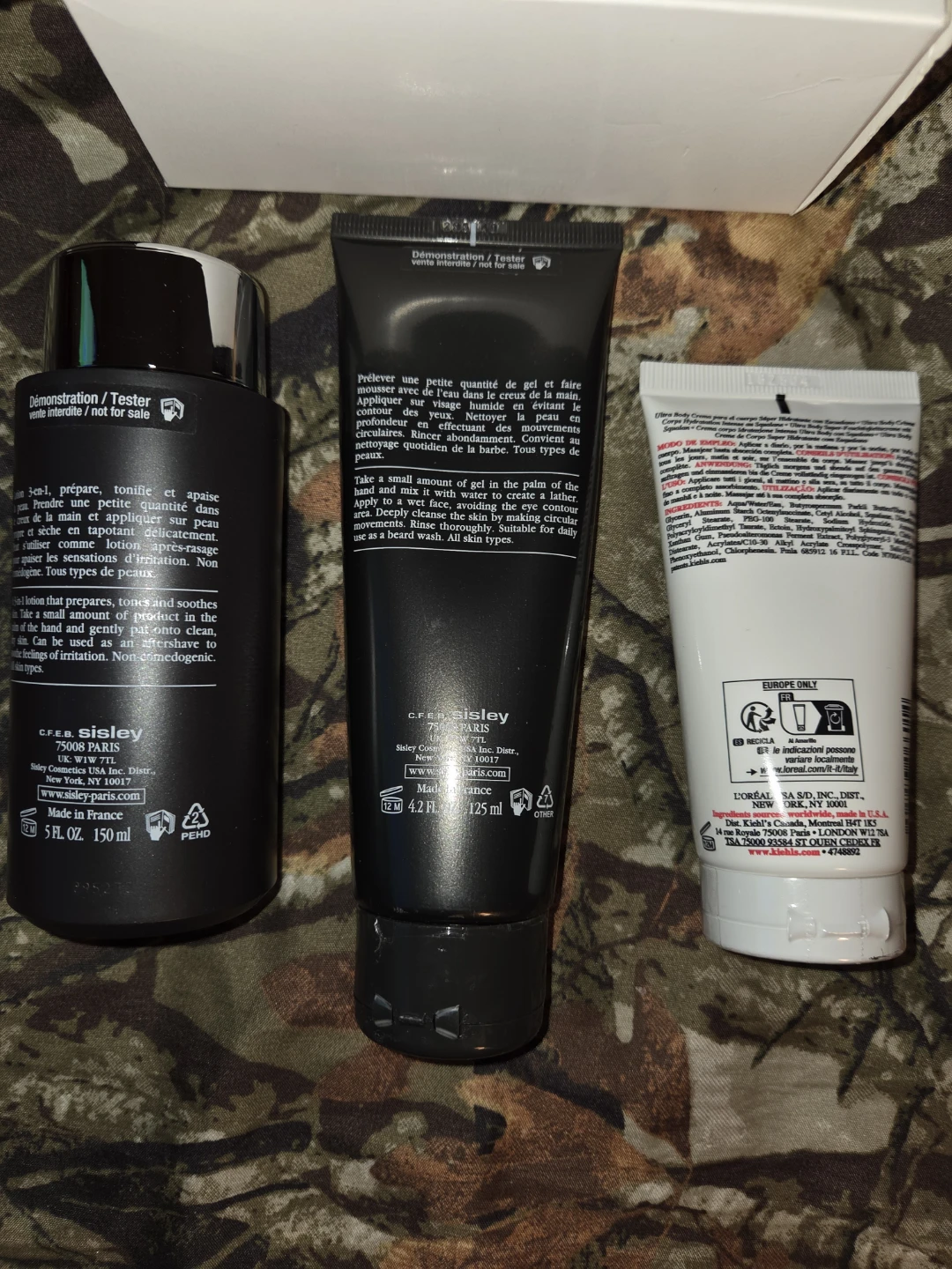 Sisley Paris For Men Toning Lotion, Cleansing Gel, & Cream - photo 5