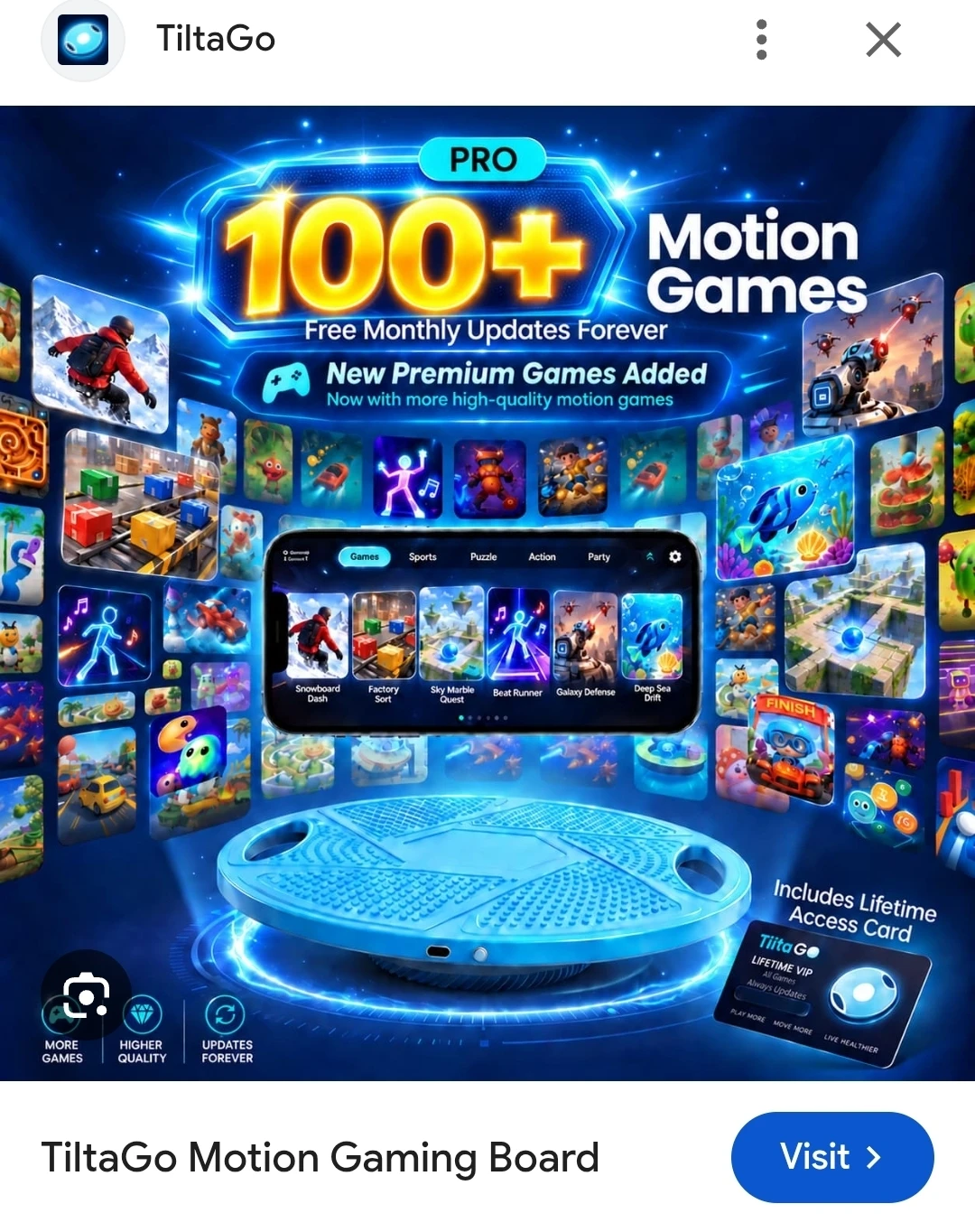 TiltaGo Motion Gaming Board - photo 3