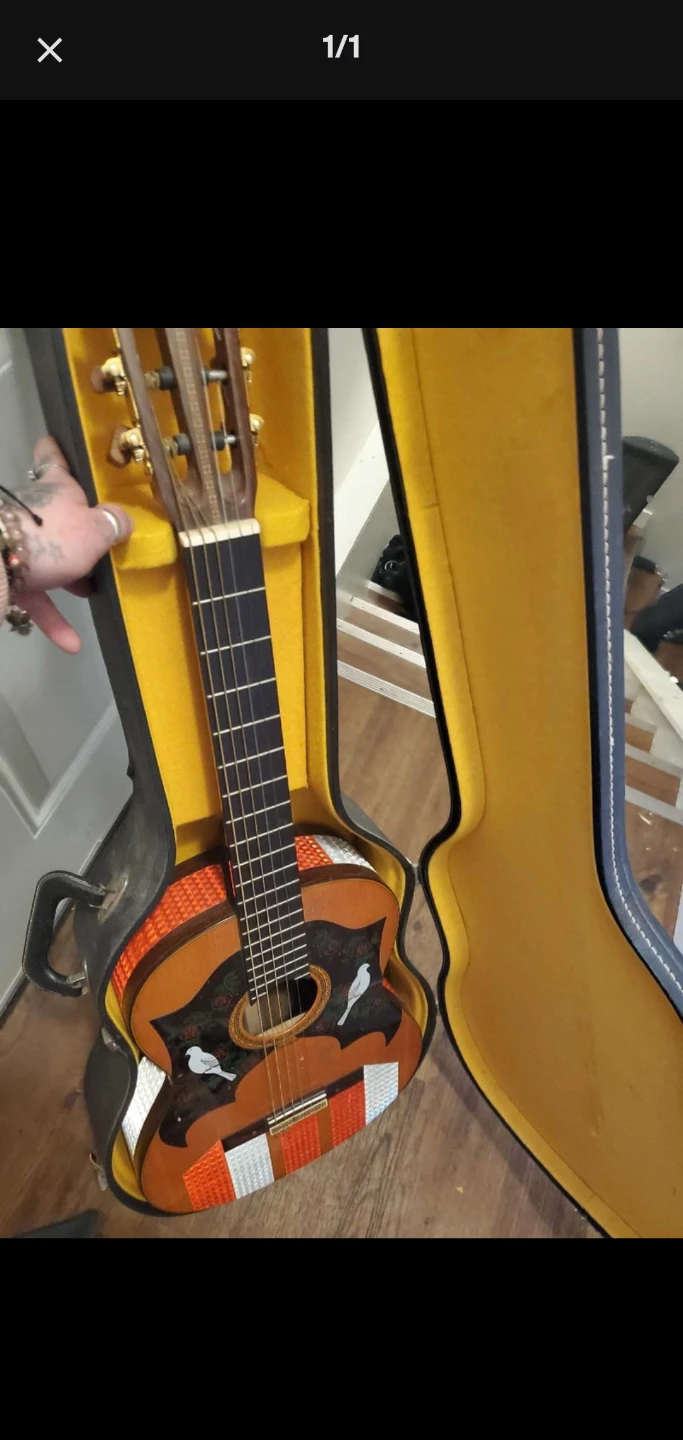 Vintage Acoustic Guitar with Case