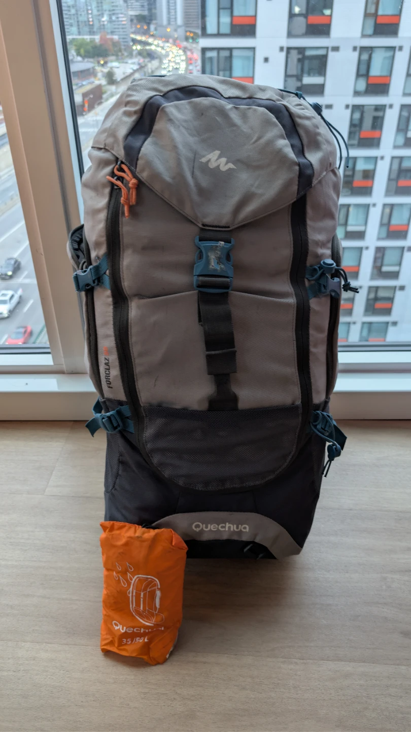 Quechua Hiking Backpack (Rain Cover Included) 50L - photo 3