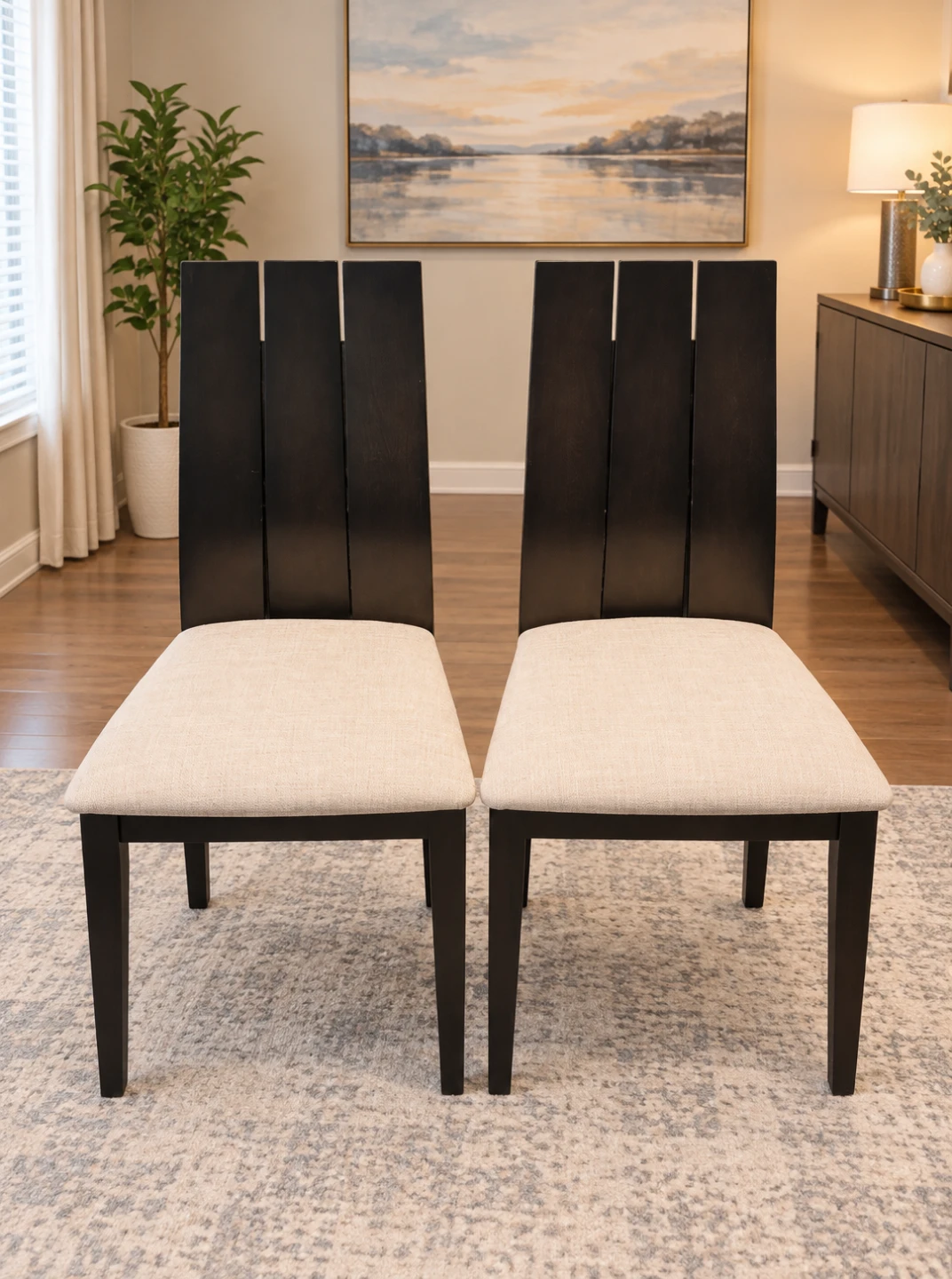 Set of 4 Dining Chairs - photo 2