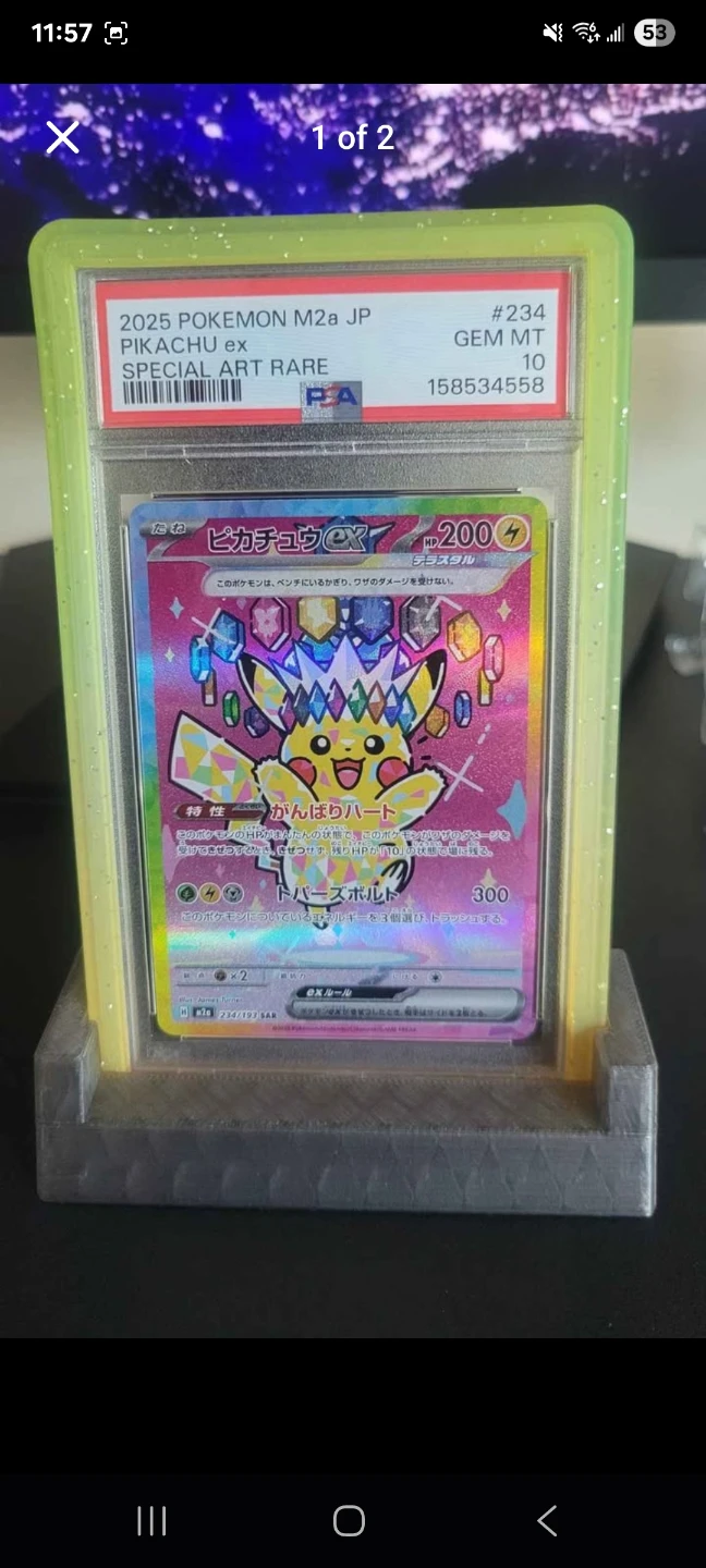 PSA 10 Gem Mint Pikachu ex Special Art Rare Pokemon Card