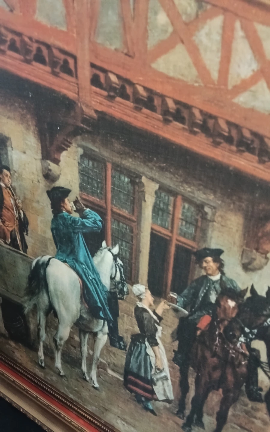 Halt at an Inn (After Jean-Louis-Ernest Meissonier) - photo 3