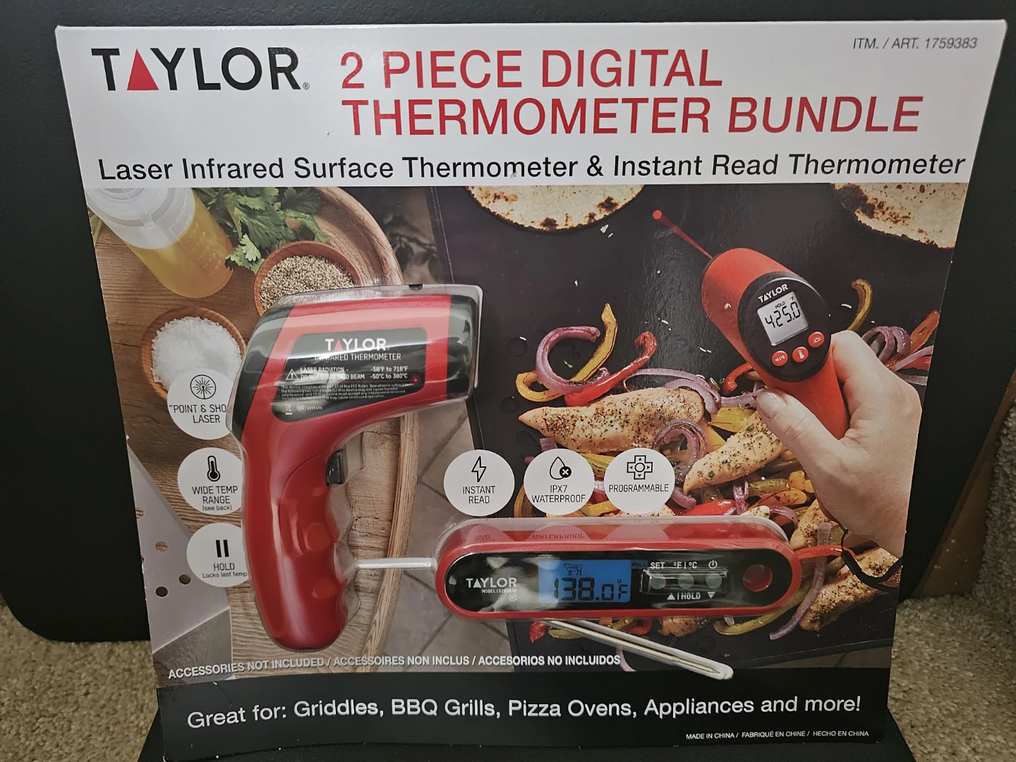 Taylor 2 Piece Digital Thermometer Bundle