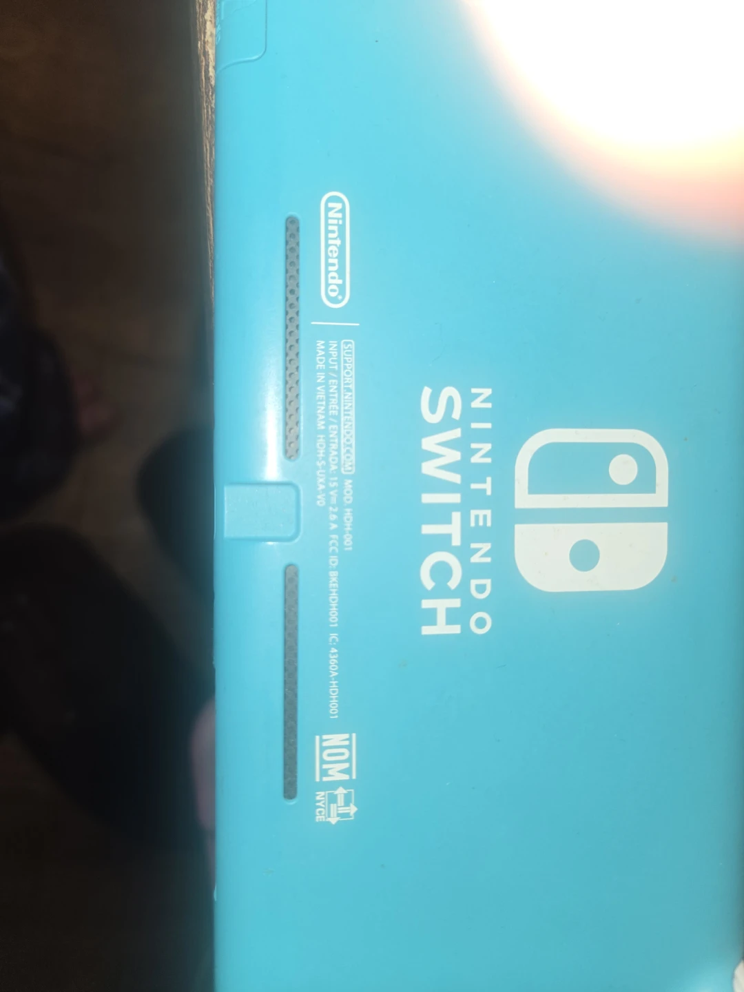 Nintendo Switch Lite Turquoise with 3 Games - photo 3