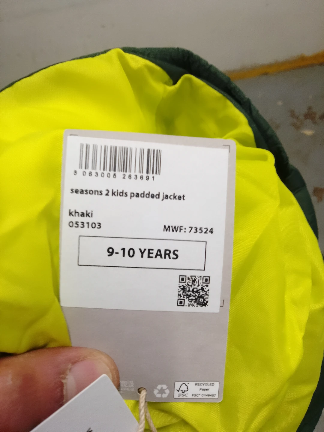 Mountain Warehouse Kids Seasons 2 Padded Jacket - photo 2